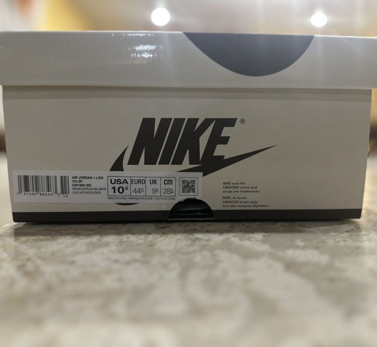 Air Jordan 1 Low Travis Scott Reverse Olive 10 5