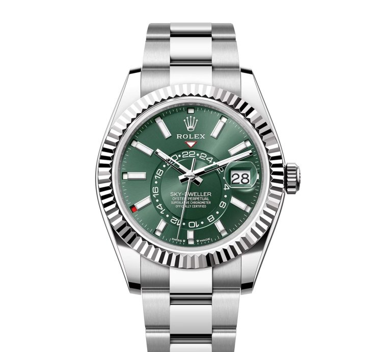 Rolex Sky-dweller Basel One 336934 Green Sky-dweller Oyster Steel 42mm
