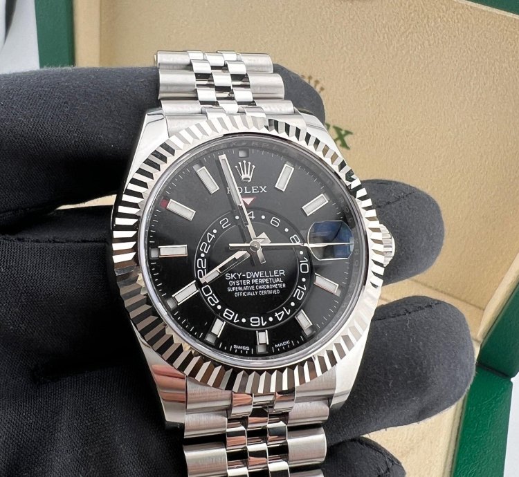 Rolex Sky-dweller Black Dial Jubilee