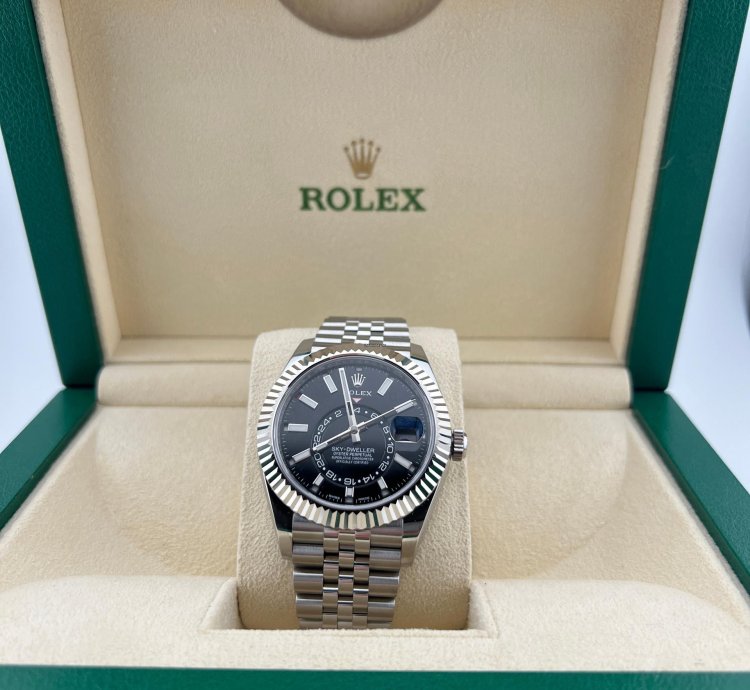 Rolex Sky-dweller Black Dial Jubilee