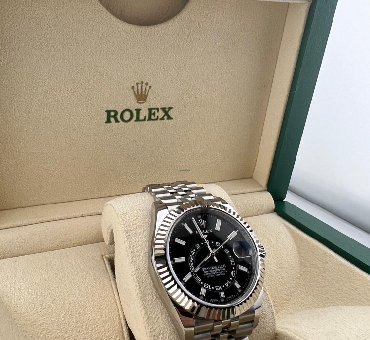 Rolex Sky-dweller Black Dial Jubilee
