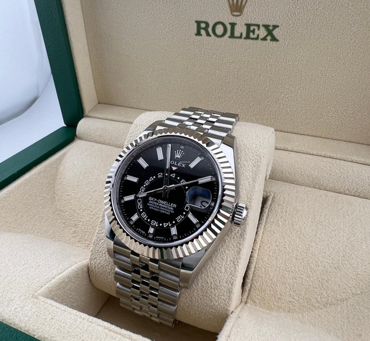 Rolex Sky-dweller Black Dial Jubilee