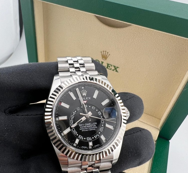 Rolex Sky-dweller Black Dial Jubilee