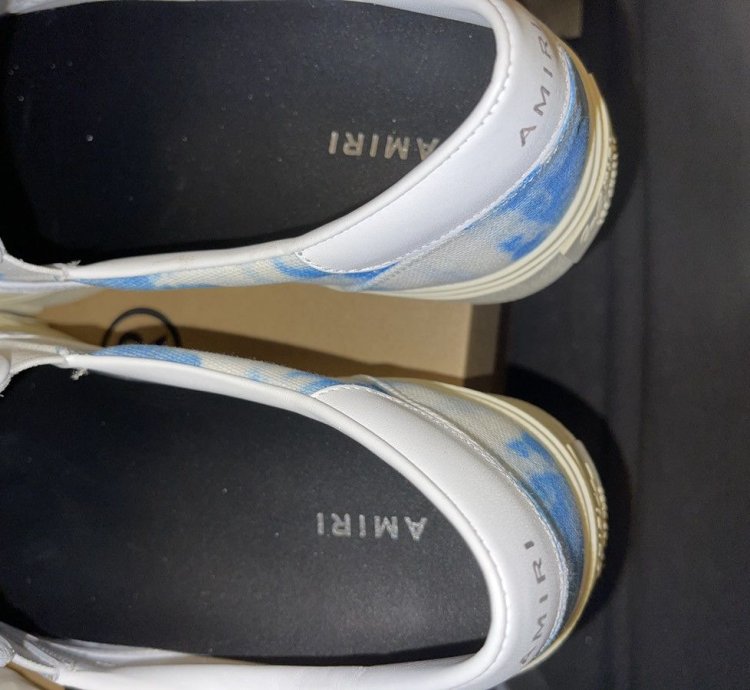 Amiri Tie Dye Skel Toe Slip On
