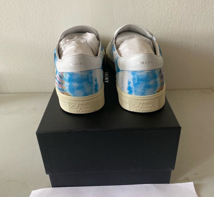 Amiri Tie Dye Slip Skel Toe On Bones Sneakers Skeleton 13