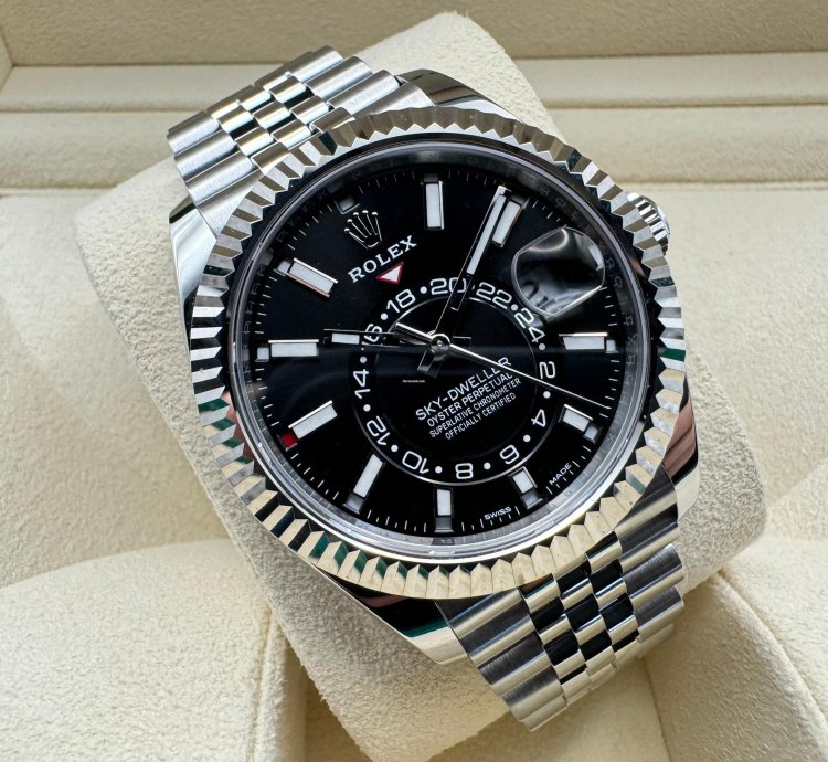 Rolex Sky-dweller Black Dial Jubilee New Unworn 2024