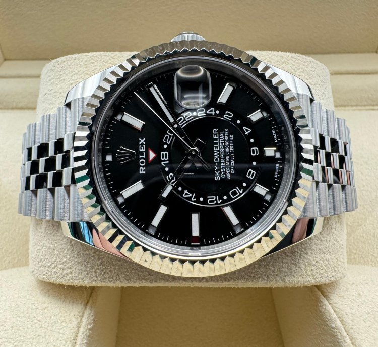 Rolex Sky-dweller Black Dial Jubilee New Unworn 2024