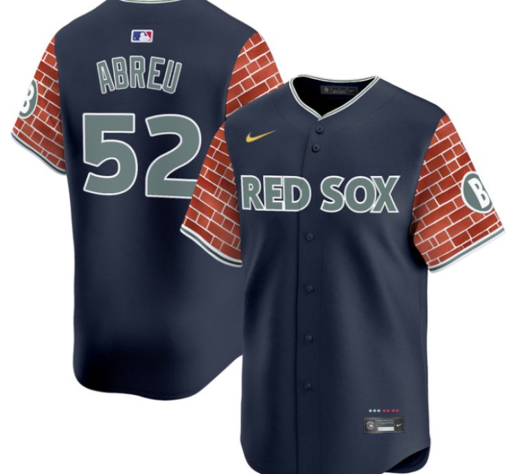 Wilyer Abreu Jersey 52 Boston Red Sox 2025 Fenway Red Brick Style Vapor Premier Stitched Navy