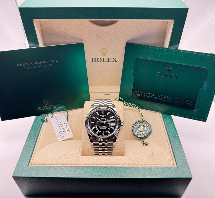 Rolex Sky-dweller Black Dial Jubilee New Unworn 2024