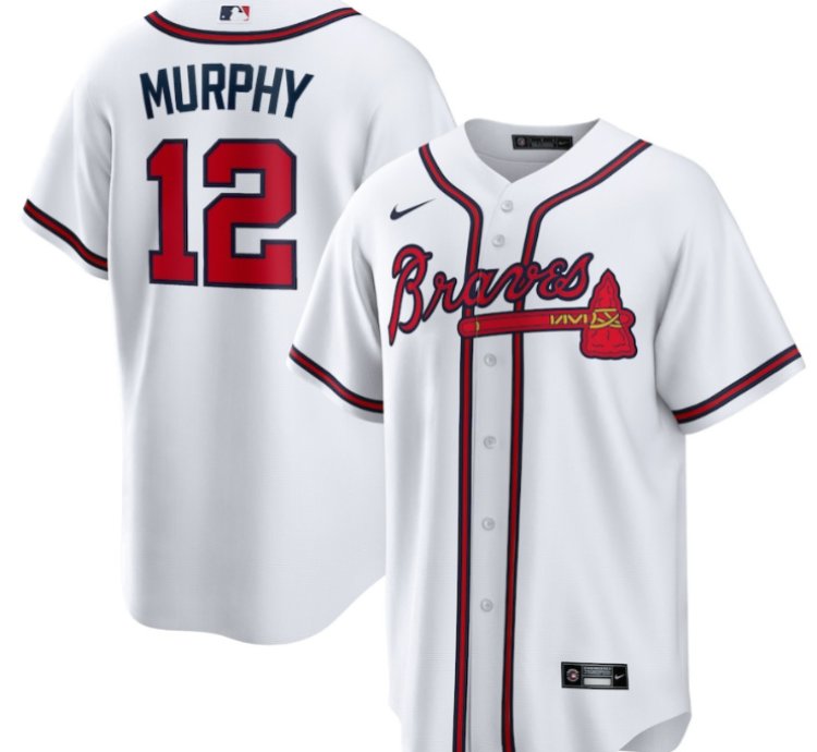 Sean Murphy 12 Atlanta Braves Men Jersey - White
