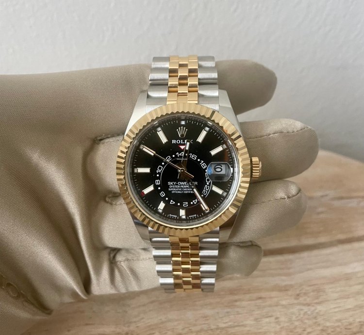Rolex Sky-dweller Black Dial New