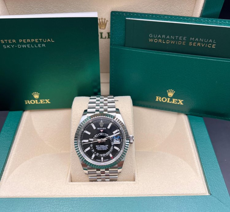 Rolex Sky-dweller Black Dial New Reference