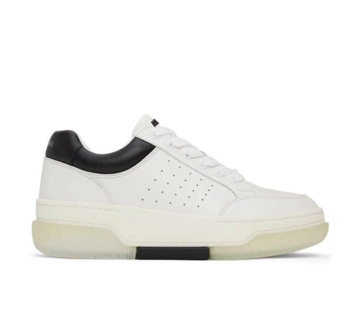 Amiri White Black Stadium Low Sneakers