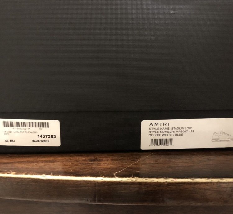 Amiri- Stadium Low-top Sneakers