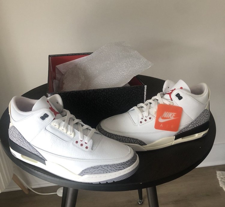 Air Jordan 3 White Cement - Reimagined