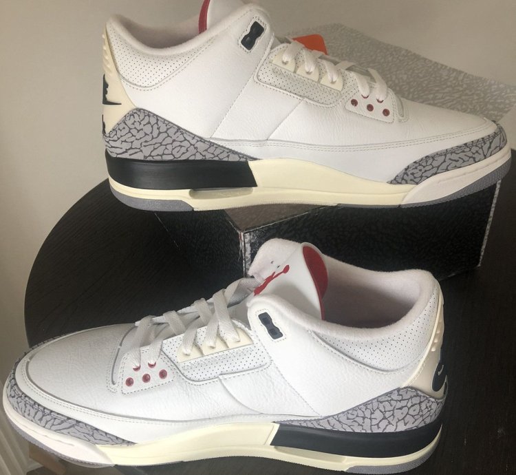 Air Jordan 3 White Cement - Reimagined