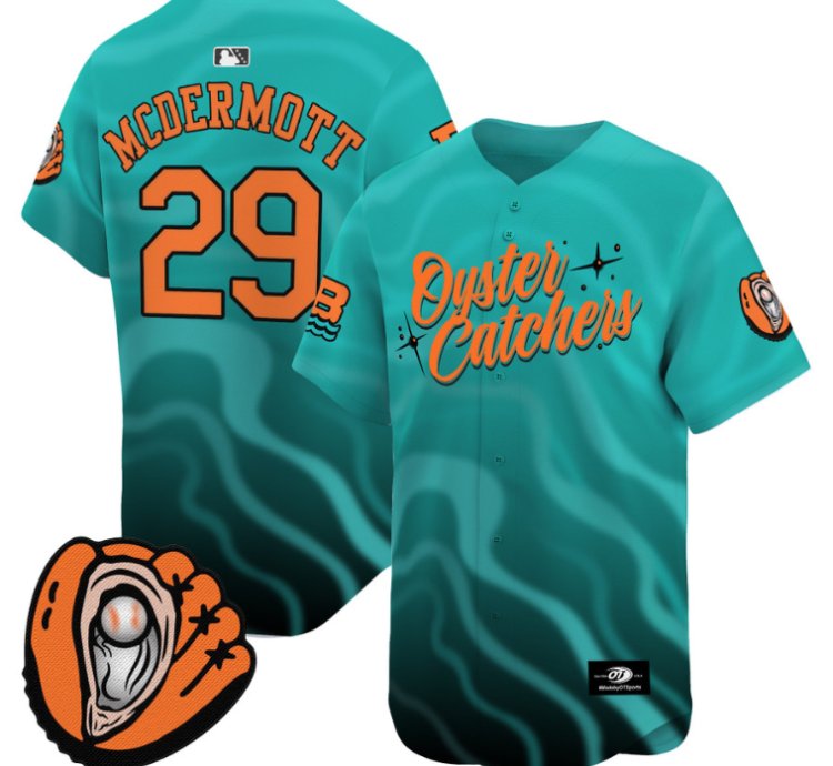 Chayce Mcdermott Jersey 29 Chesapeake Baysox Oyster Catchers Vapor Premier Limited Stitched