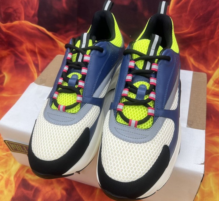 B22 Sneaker Blue Beige Sz- 13m 46eu