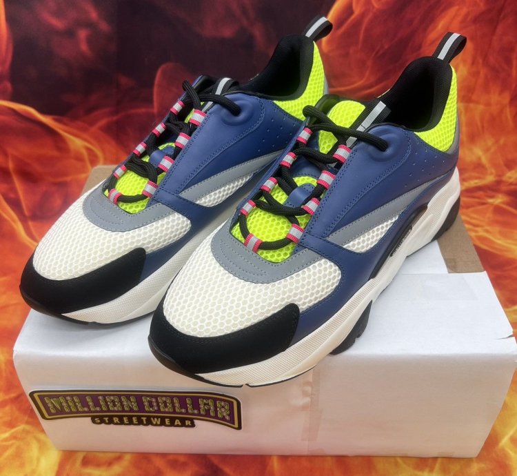 B22 Sneaker Blue Beige Sz- 13m 46eu