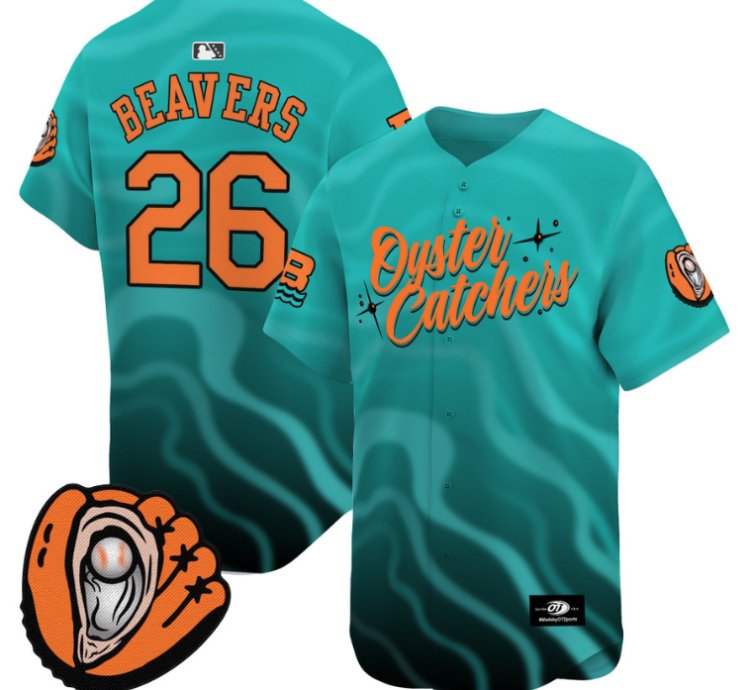 Dylan Beavers Jersey 26 Chesapeake Baysox Oyster Catchers Vapor Premier Limited Stitched