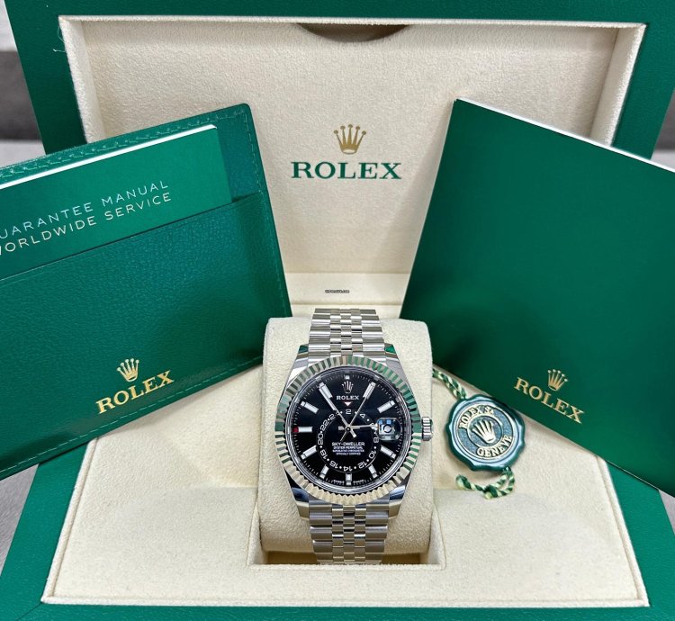 Rolex Sky-dweller Black Index Dial 2025