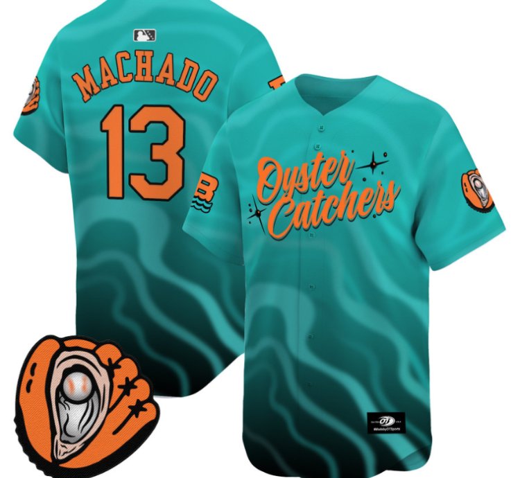 Manny Machado Jersey 13 Chesapeake Baysox Oyster Catchers Vapor Premier Limited Stitched