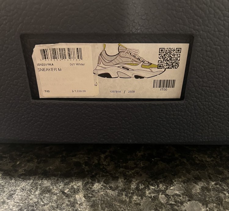 B22 Sneaker White Yellow