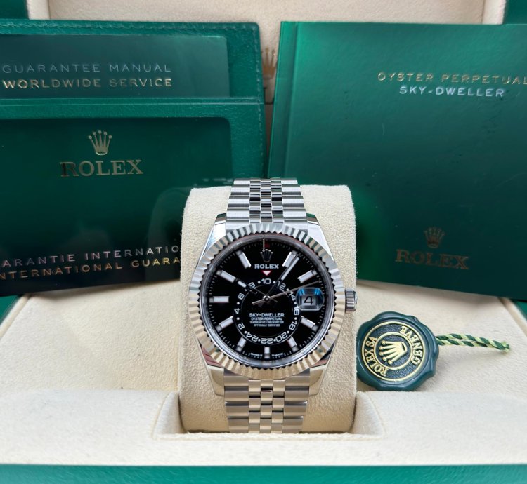 Rolex Sky-dweller Black Jubilee Bracelet 336934 Unworn 2024