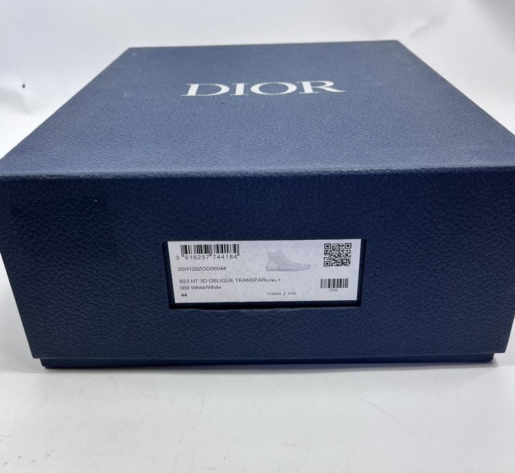 B23 3d Oblique Transparent High Top Sneakers