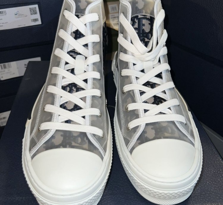 B23 Dior Mens High Top Chuck