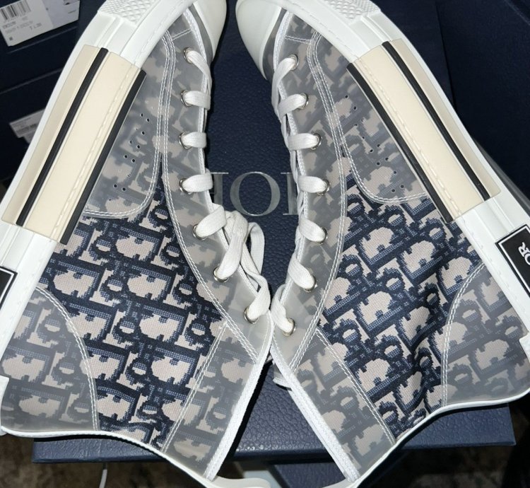 B23 Dior Mens High Top Chuck