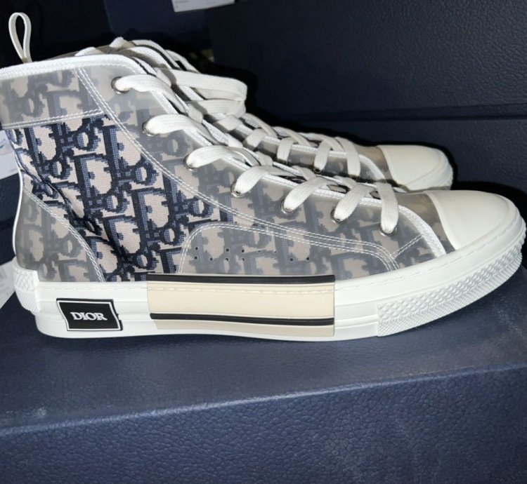 B23 Dior Mens High Top Chuck