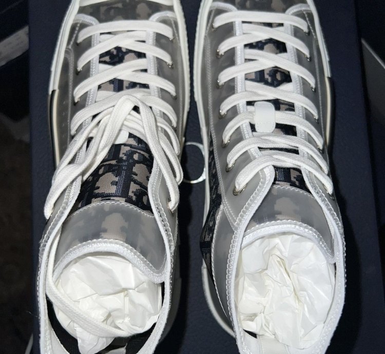 B23 Dior Mens High Top Chuck