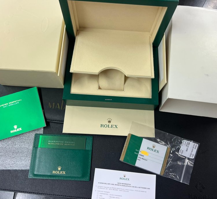 Rolex Sky-dweller Blu Blue New Nuovo Full Set Plastic Plastiche Stikers