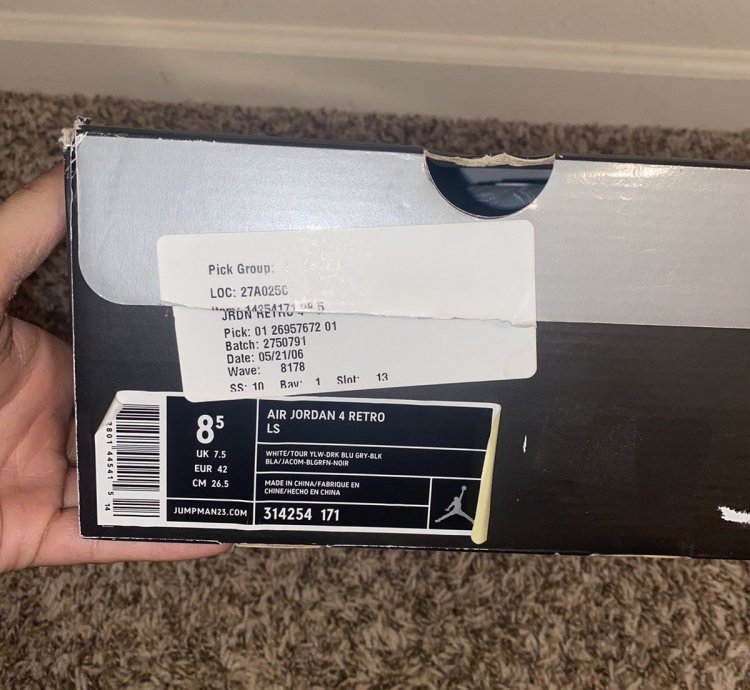 Air Jordan 4 Retro Tour Yellow