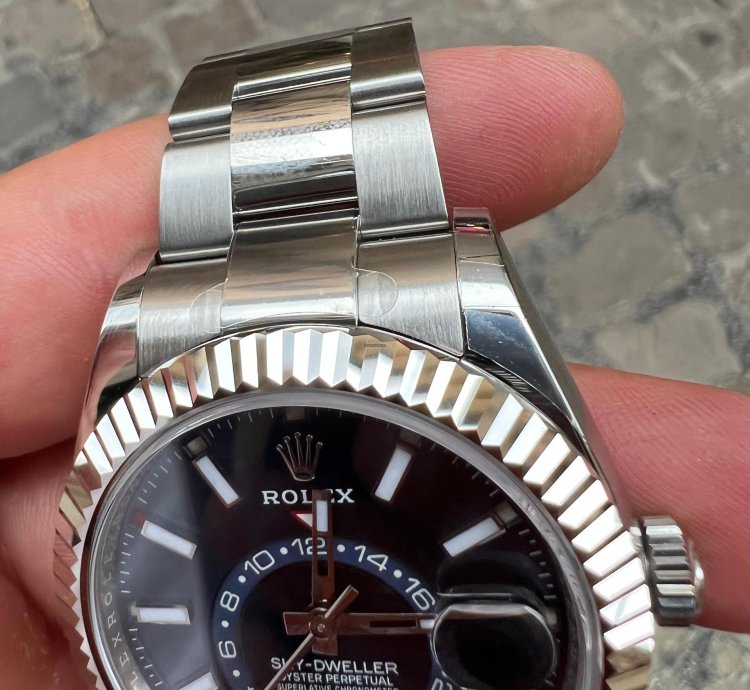 Rolex Sky-dweller Blu Blue New Nuovo Full Set Plastic Plastiche Stikers