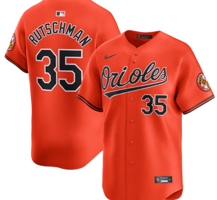 Adley Rutschman 35 Baltimore Orioles Alternate Limited Men Jersey - Orange