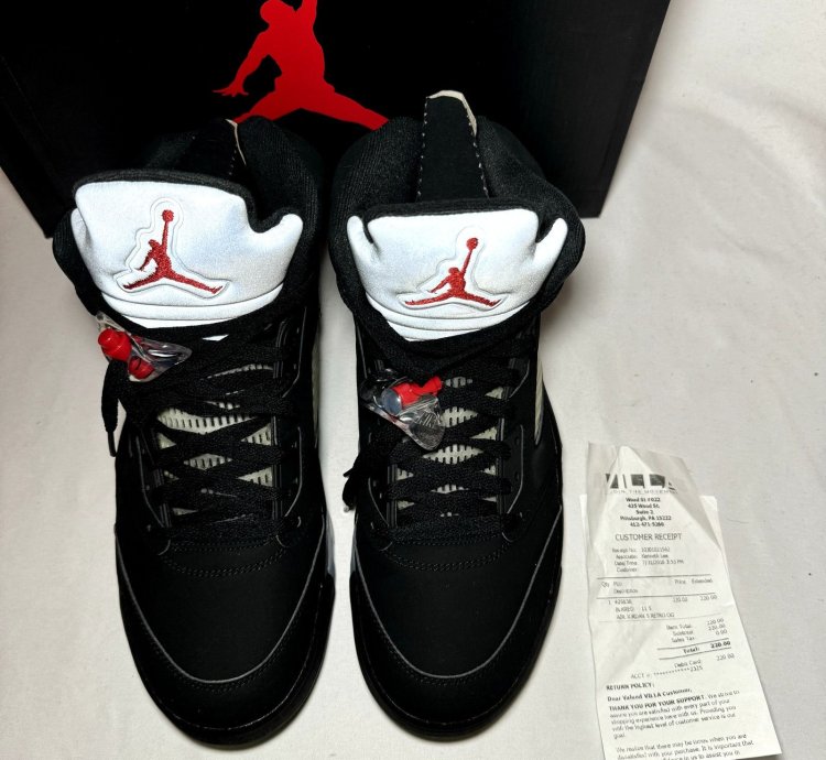 Air Jordan 5 Retro Og Metallic 2016 Men Shoes - Size 11 5