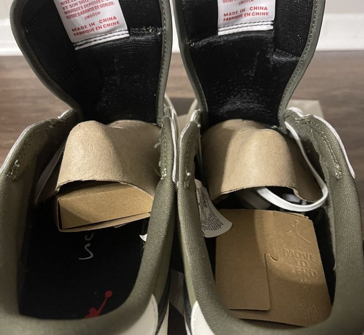 Air Jordan Retro 1 Low Og Sp Travis Scott Medium Olive