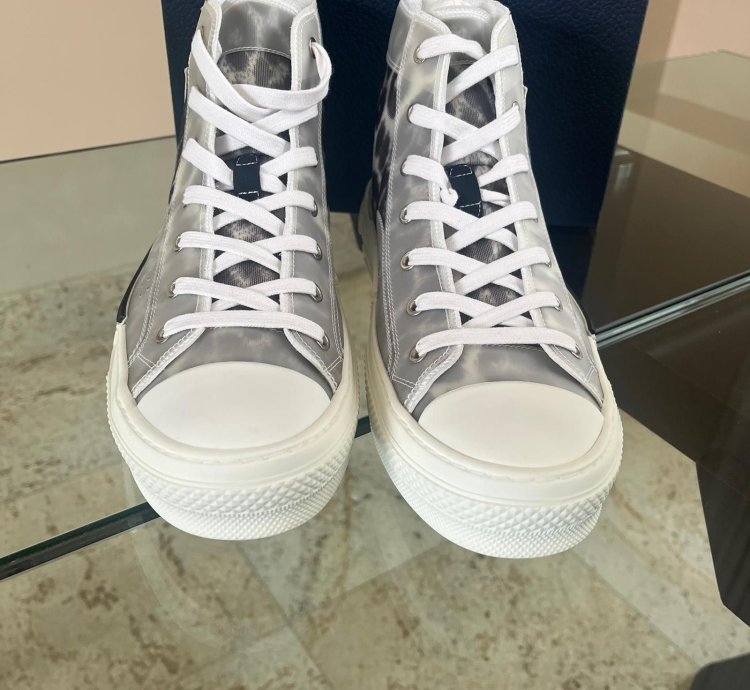 B23 Htbembroidered Leopard Sneakers In Multicolor