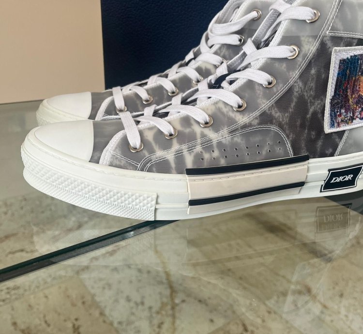 B23 Htbembroidered Leopard Sneakers In Multicolor