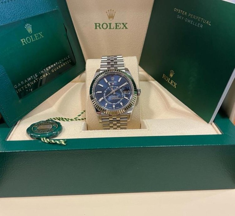 Rolex Sky-dweller Blue Dial - 326934 - Jubilee