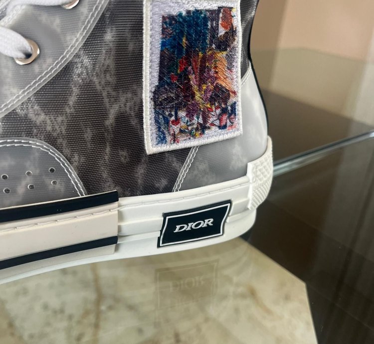 B23 Htbembroidered Leopard Sneakers In Multicolor