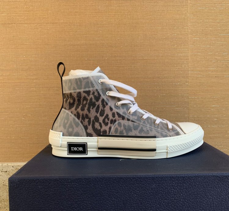 B23 Leopard Sneakers In Brown