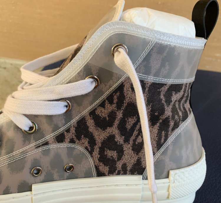 B23 Leopard Sneakers In Brown