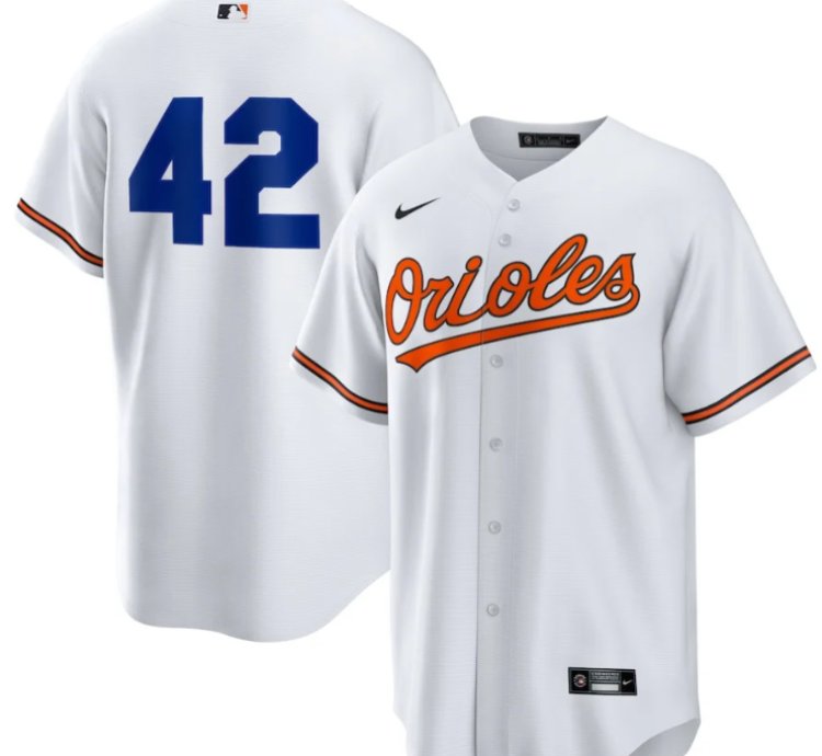 Baltimore Orioles Home 2025 Jackie Robinson Day Men Jersey - White