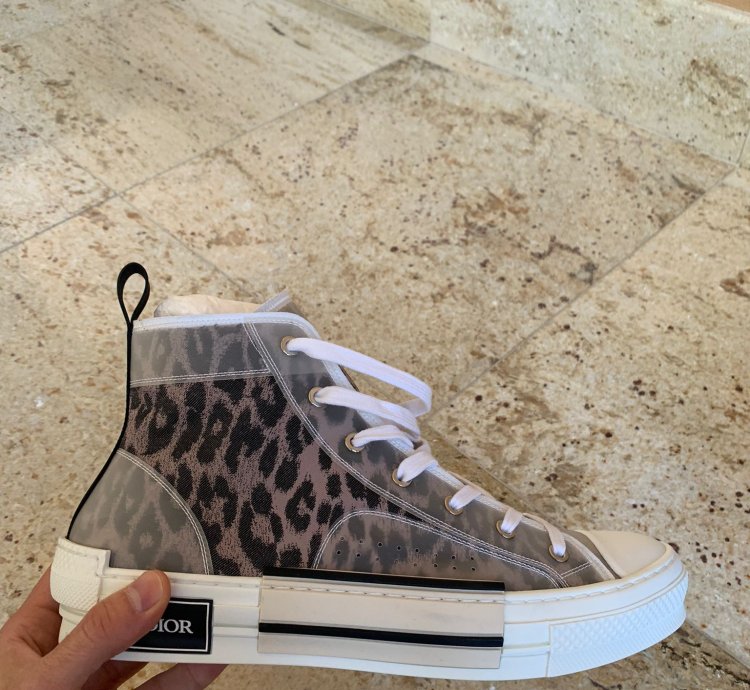B23 Leopard Sneakers In Brown