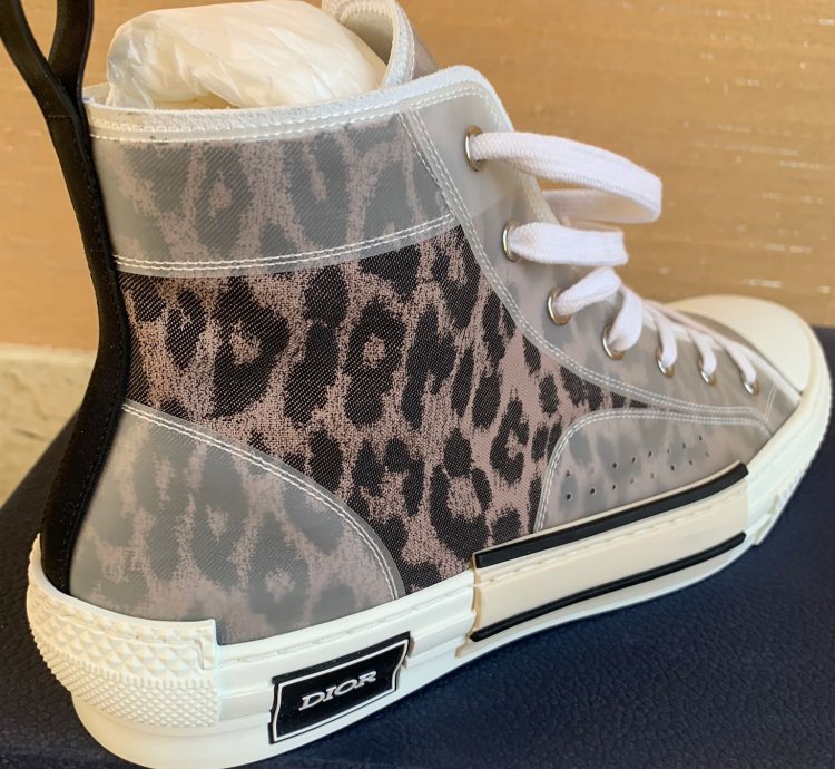 B23 Leopard Sneakers In Brown