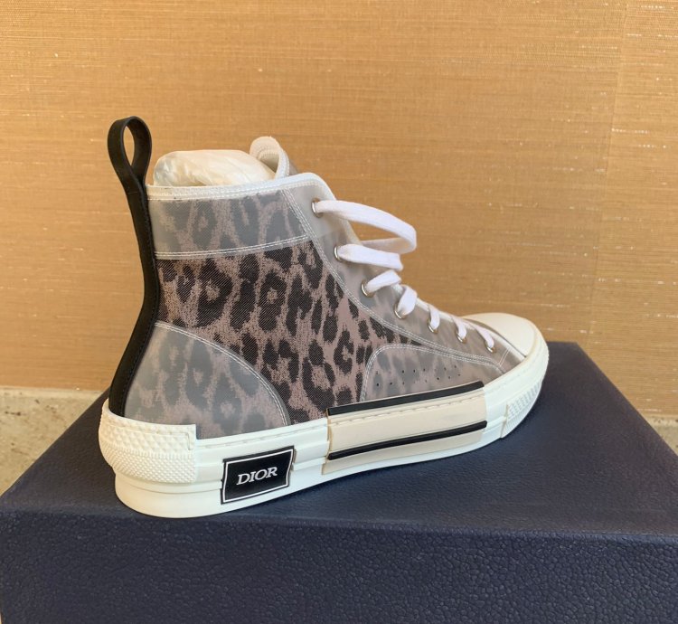 B23 Leopard Sneakers In Brown