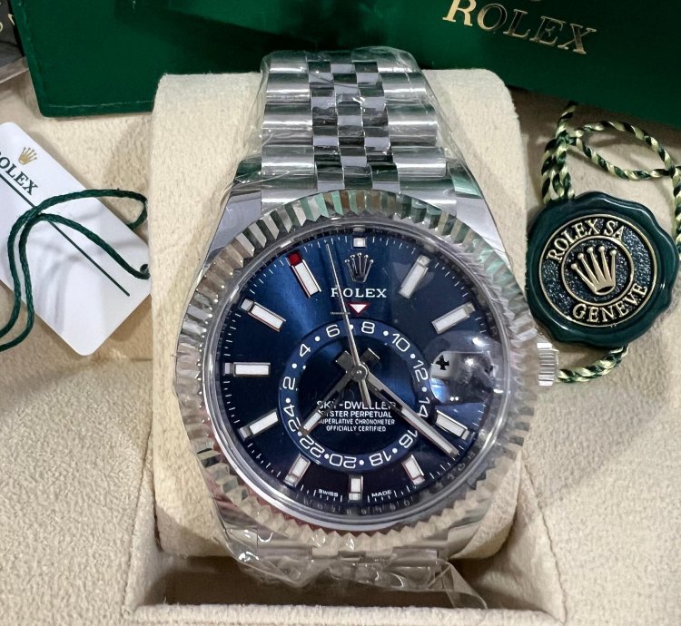 Rolex Sky-dweller Blue Dial 2024 Jubilee